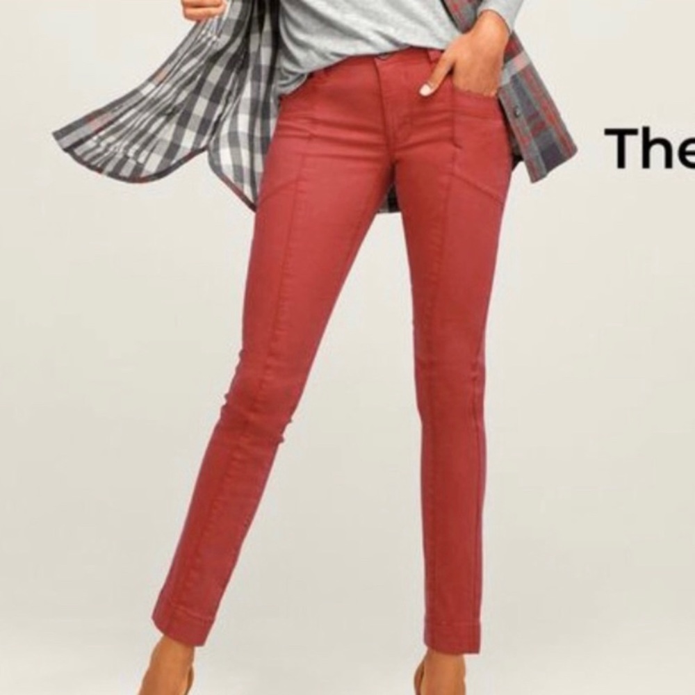 NWOT CAbi Red The Explorer Pants